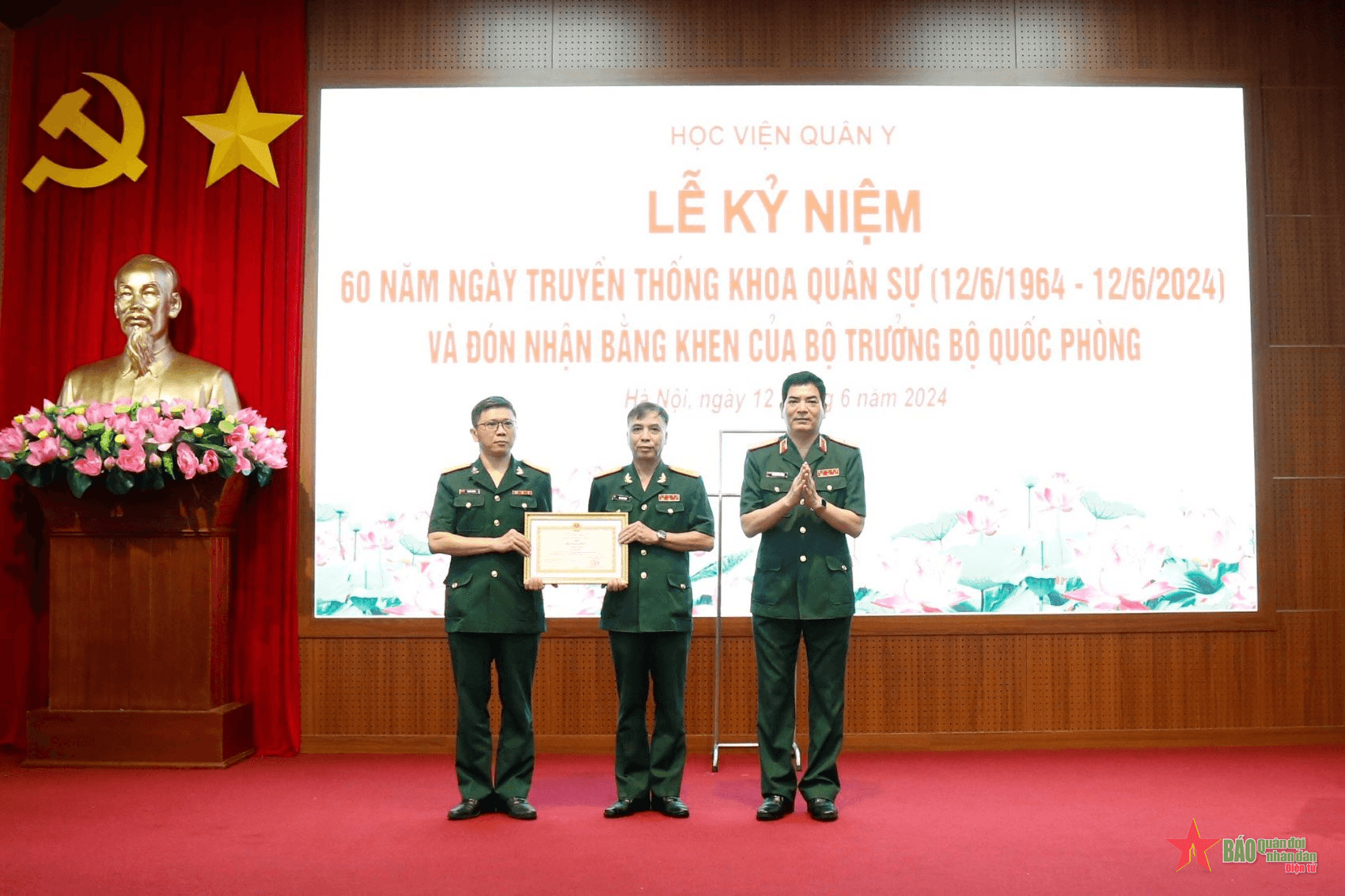 Khoa Quân sự, Học viện Quân y xây dựng đội ngũ cán bộ, giảng viên thực sự mẫu mực, mô phạm