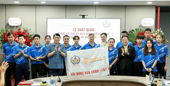 Đội bóng bàn CAND - T&T vượt chỉ tiêu vàng tại Giải bóng bàn VĐQG 2024