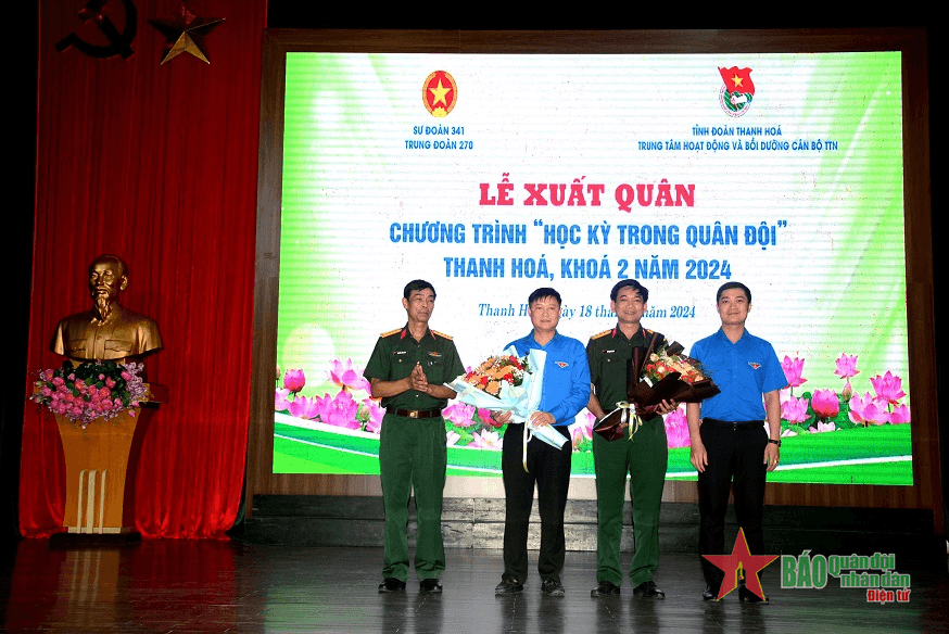 Thanh Hóa: Lễ xuất quân Chương trình “Học kỳ trong quân đội” năm 2024