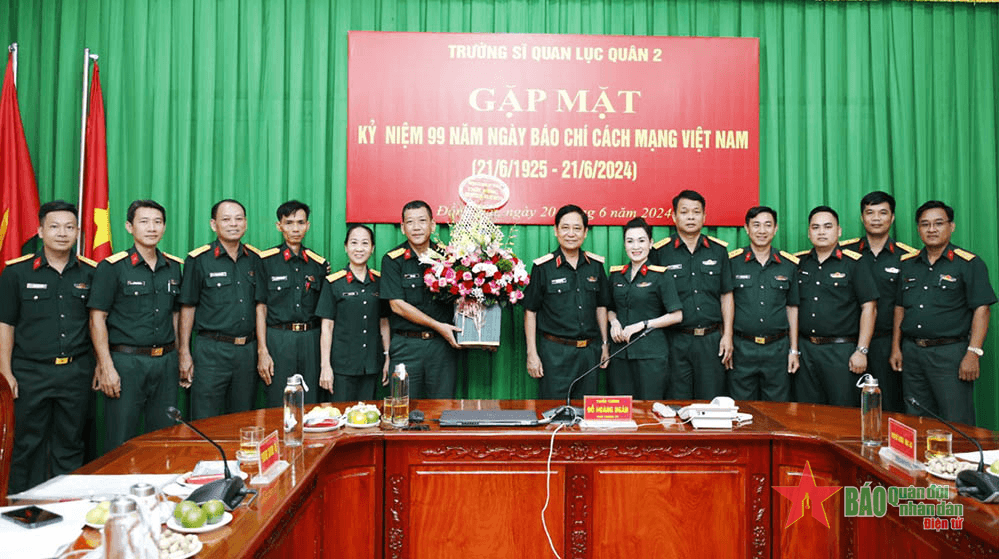 Trường Sĩ quan Lục quân 2 gặp mặt kỷ niệm Ngày Báo chí cách mạng Việt Nam