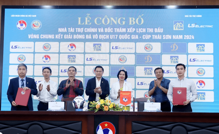 Công bố nhà tài trợ Giải bóng đá vô địch U17 Quốc gia 2024