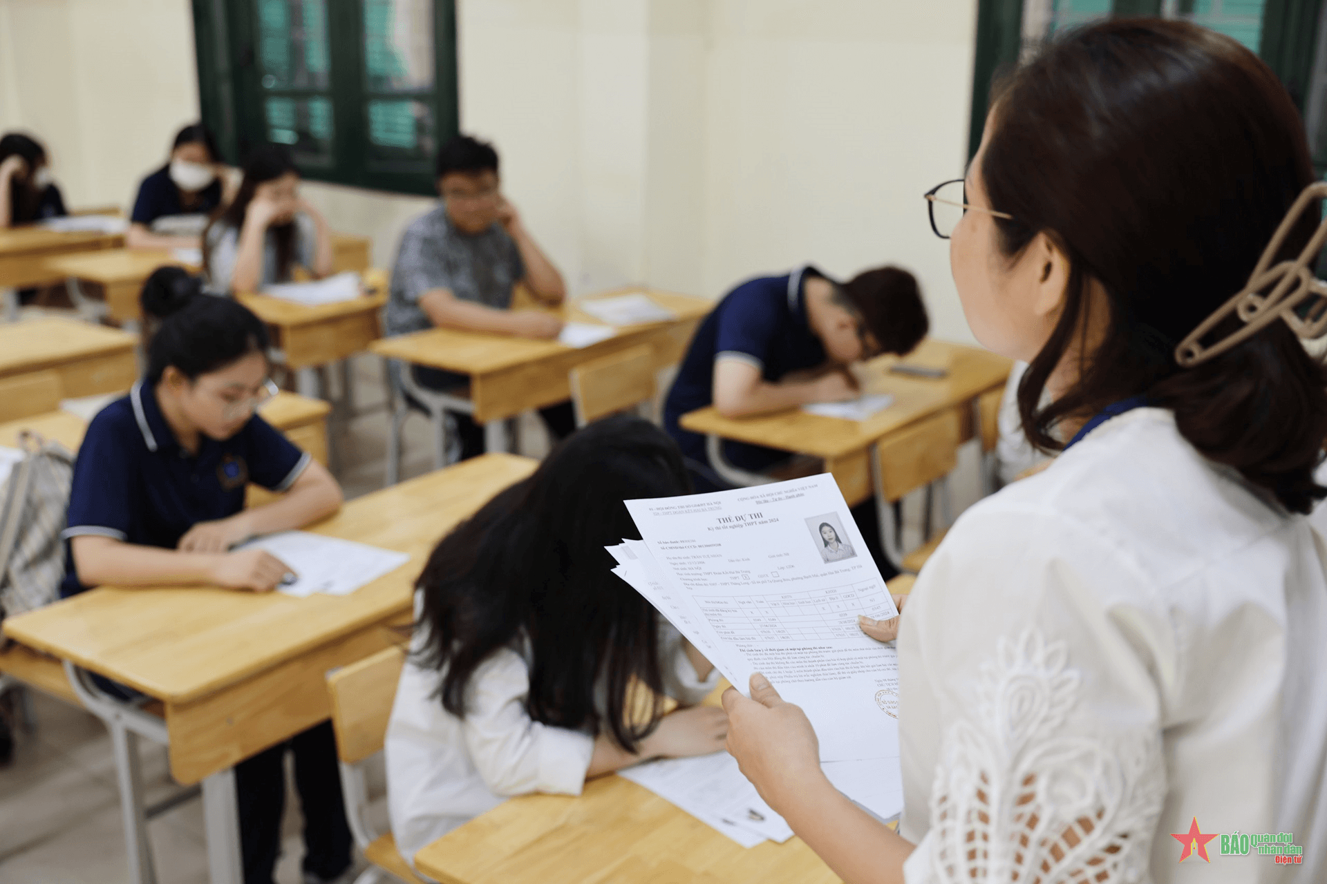 Những điều thí sinh được cán bộ coi thi lưu ý tại buổi làm thủ tục thi
