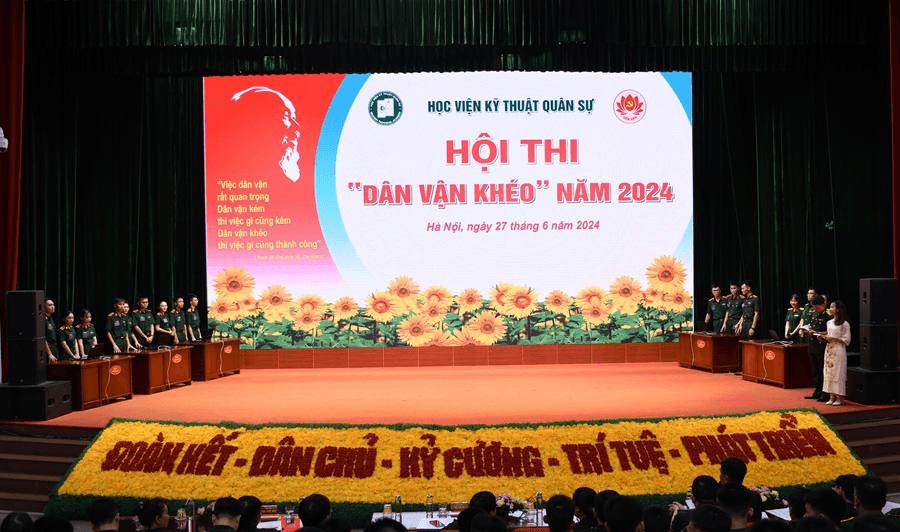 Học viện Kỹ thuật Quân sự tổ chức Hội thi “Dân vận khéo”