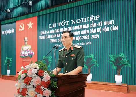 Học viện Hậu cần tổ chức lễ tốt nghiệp đối tượng đào tạo mới