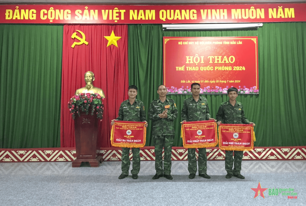 Bộ đội Biên phòng tỉnh Đắk Lắk bế mạc Hội thao thể thao quốc phòng
