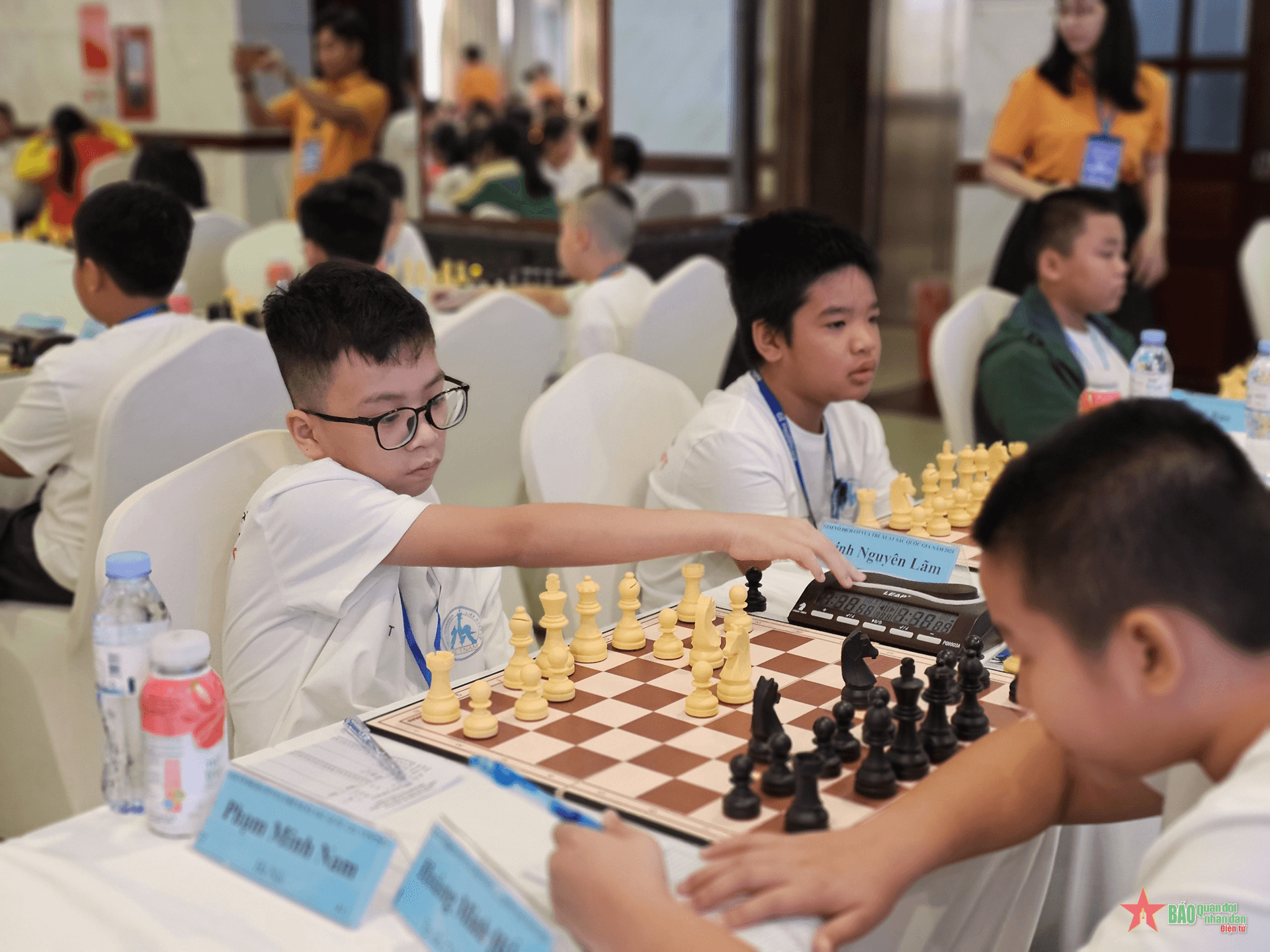 Khởi tranh Giải Vô địch cờ vua trẻ xuất sắc quốc gia năm 2024 tranh cúp Giga Gift
