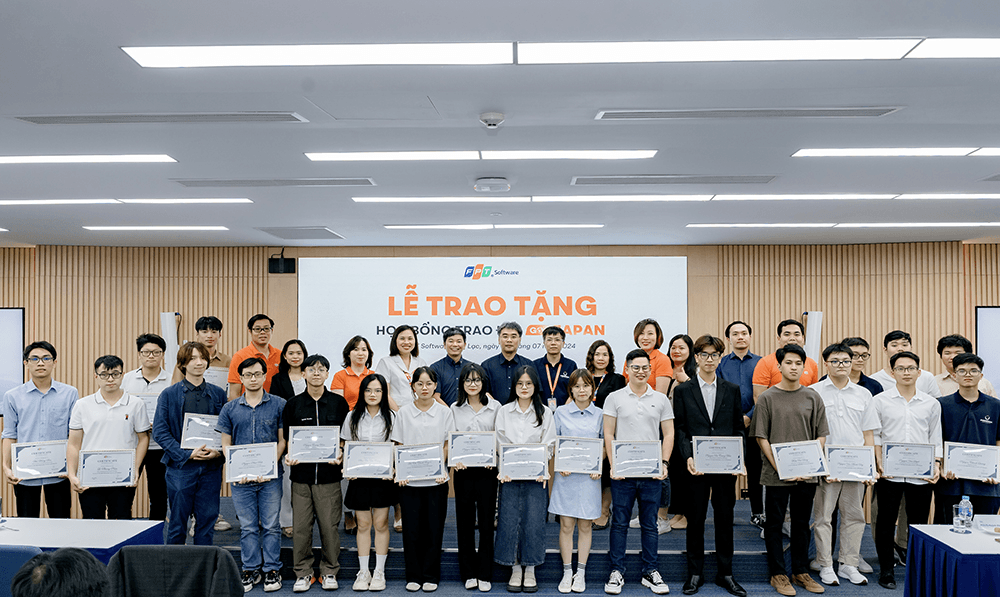 Trao học bổng cho sinh viên công nghệ thông tin Việt Nam tới Nhật Bản
