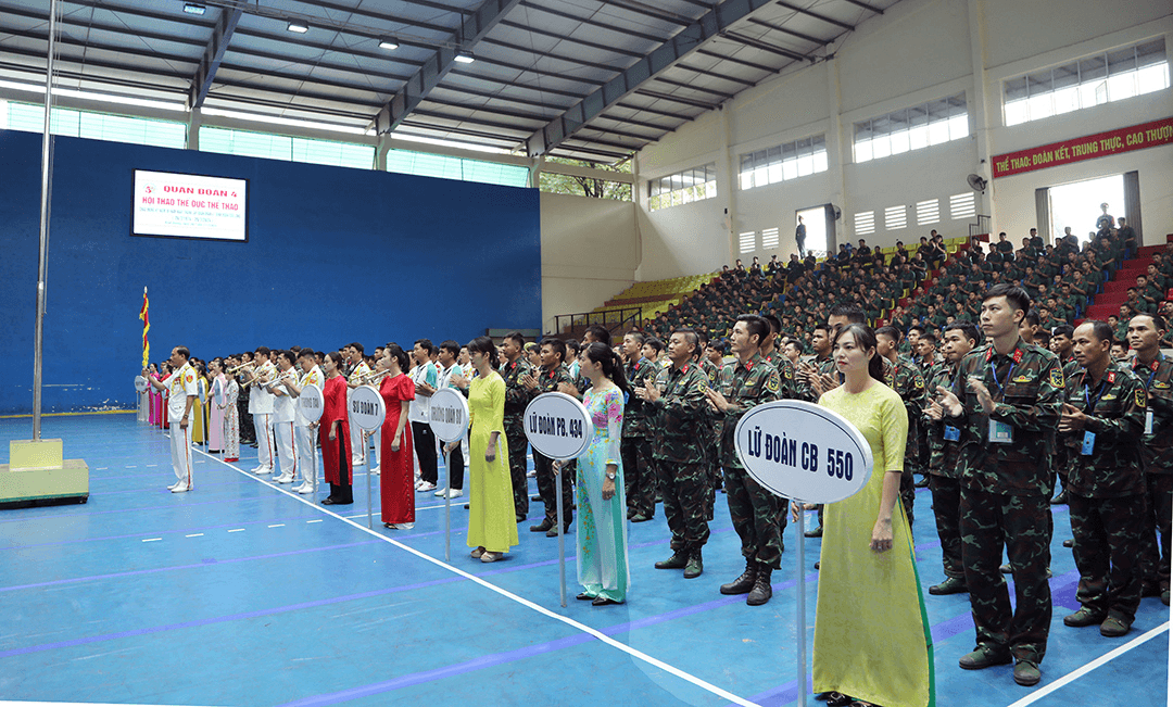 Sôi nổi Hội thao thể dục thể thao Quân đoàn 4 năm 2024
