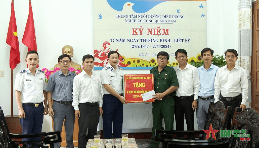 Vùng Cảnh sát biển 2 đẩy mạnh các hoạt động “đền ơn đáp nghĩa”