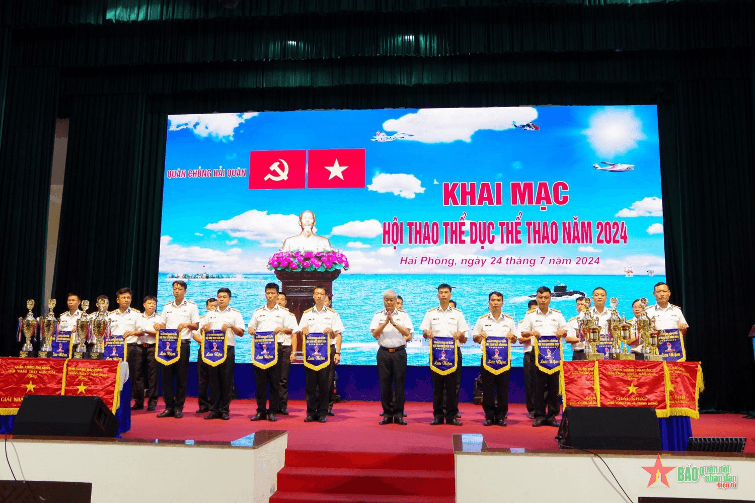 Quân chủng Hải quân: Khai mạc Hội thao thể dục thể thao năm 2024