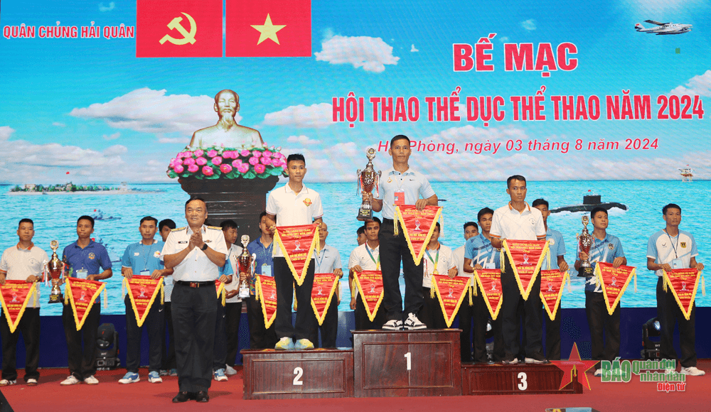 Bế mạc Hội thao Thể dục Thể thao Quân chủng Hải quân năm 2024