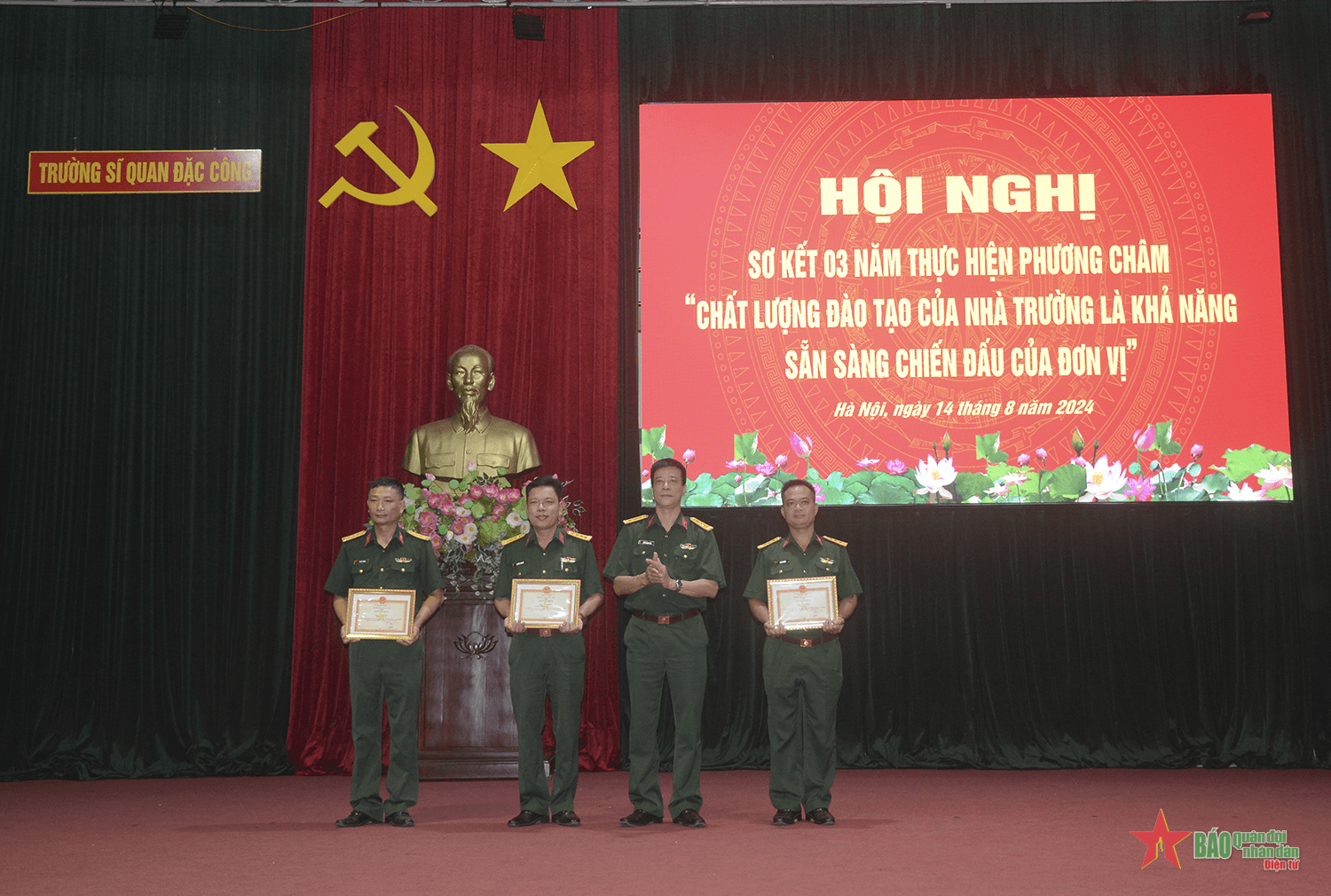 Trường Sĩ quan Đặc công tiếp tục chú trọng phát triển đội ngũ nhà giáo