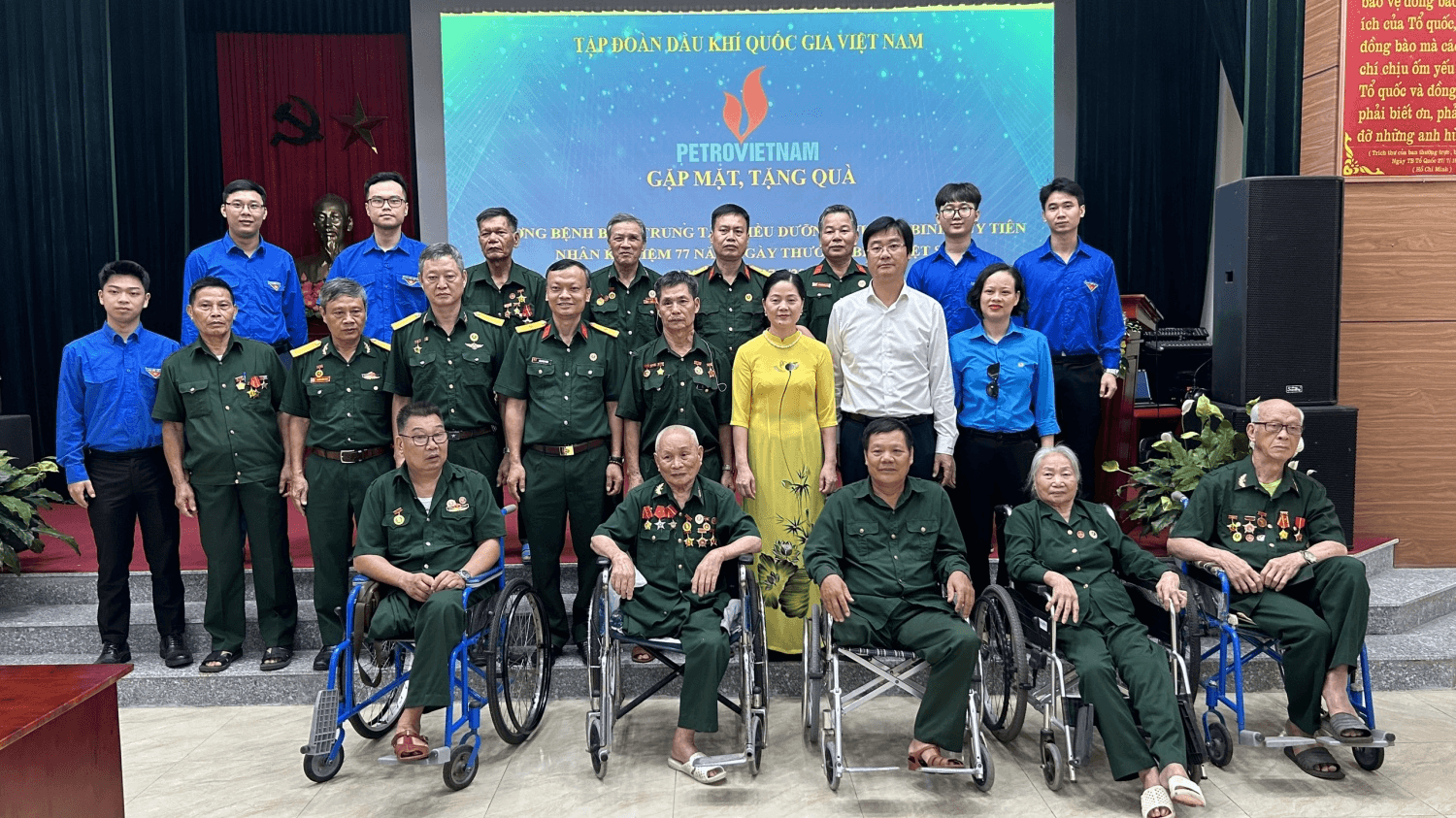 Petrovietnam thăm hỏi, tri ân các thương, bệnh binh