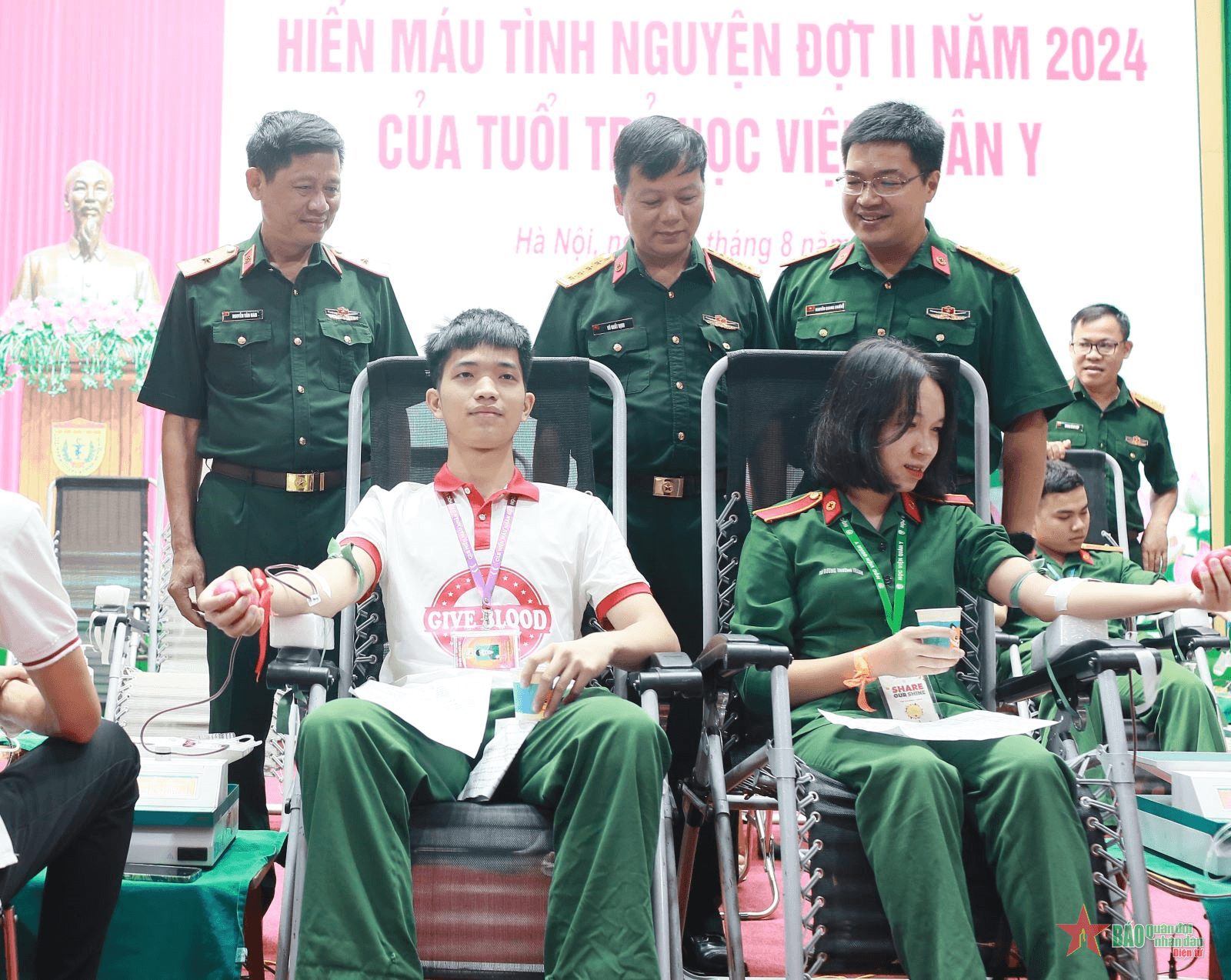 Học viện Quân y: Hơn 400 đơn vị máu thu được trong hoạt động hiến máu tình nguyện