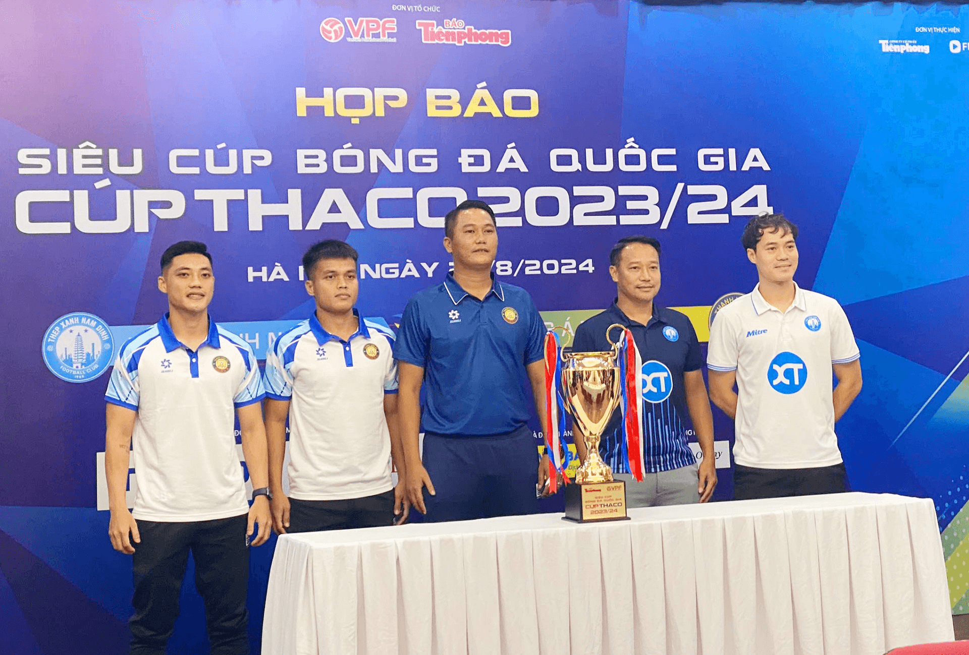 Siêu cúp bóng đá quốc gia 2023-2024 diễn ra trên sân Thiên Trường