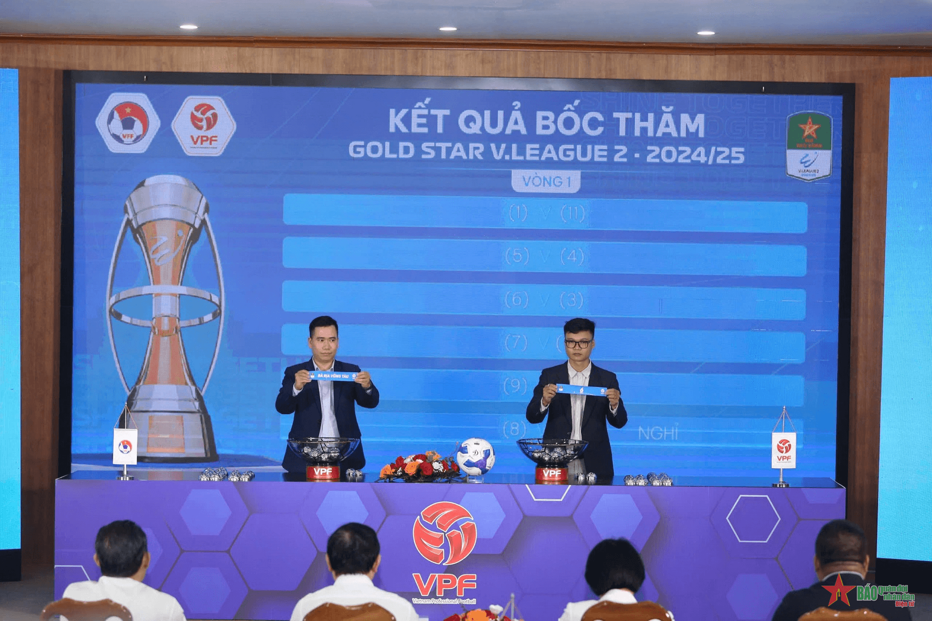 Giải bóng đá hạng Nhất Quốc gia 2024-2025 quy tụ 11 câu lạc bộ