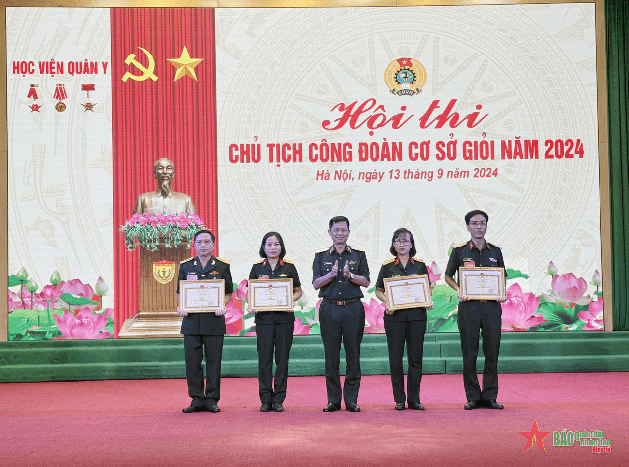 Sôi nổi Hội thi Chủ tịch công đoàn cơ sở giỏi Học viện Quân y