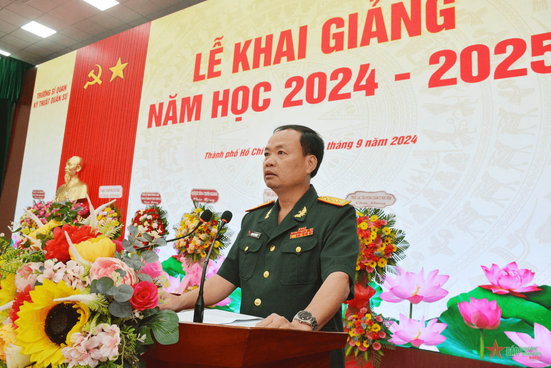 Trường Sĩ quan Kỹ thuật Quân sự khai giảng năm học 2024-2025