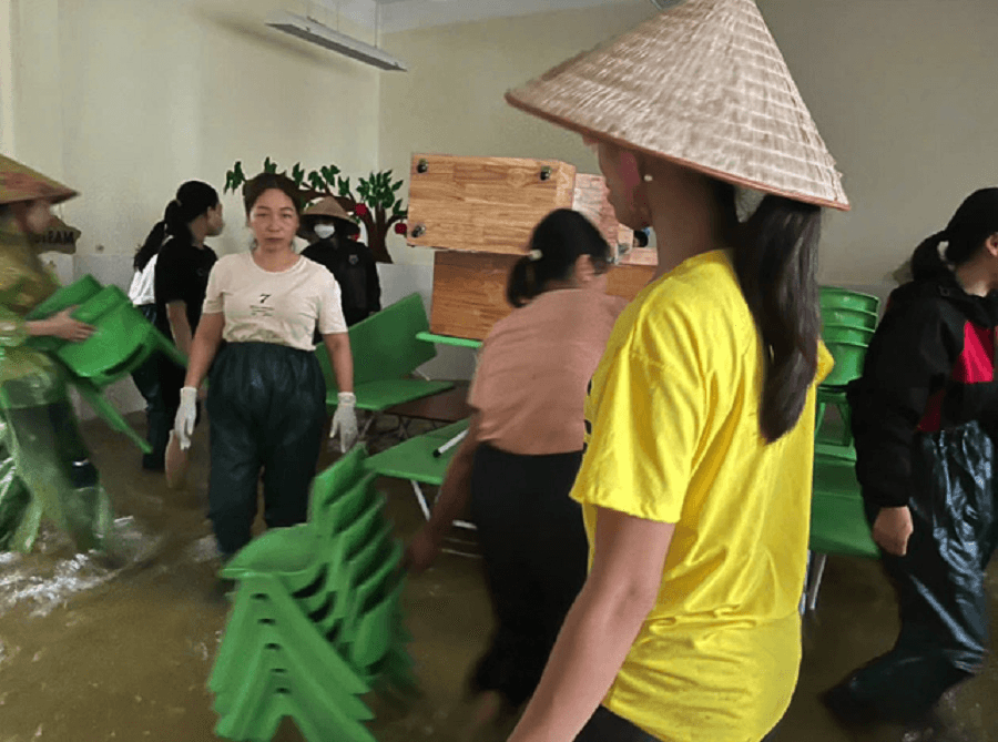 Hà Nội: 4 trường mầm non chưa thể dạy học trực tiếp sau ảnh hưởng của bão Yagi