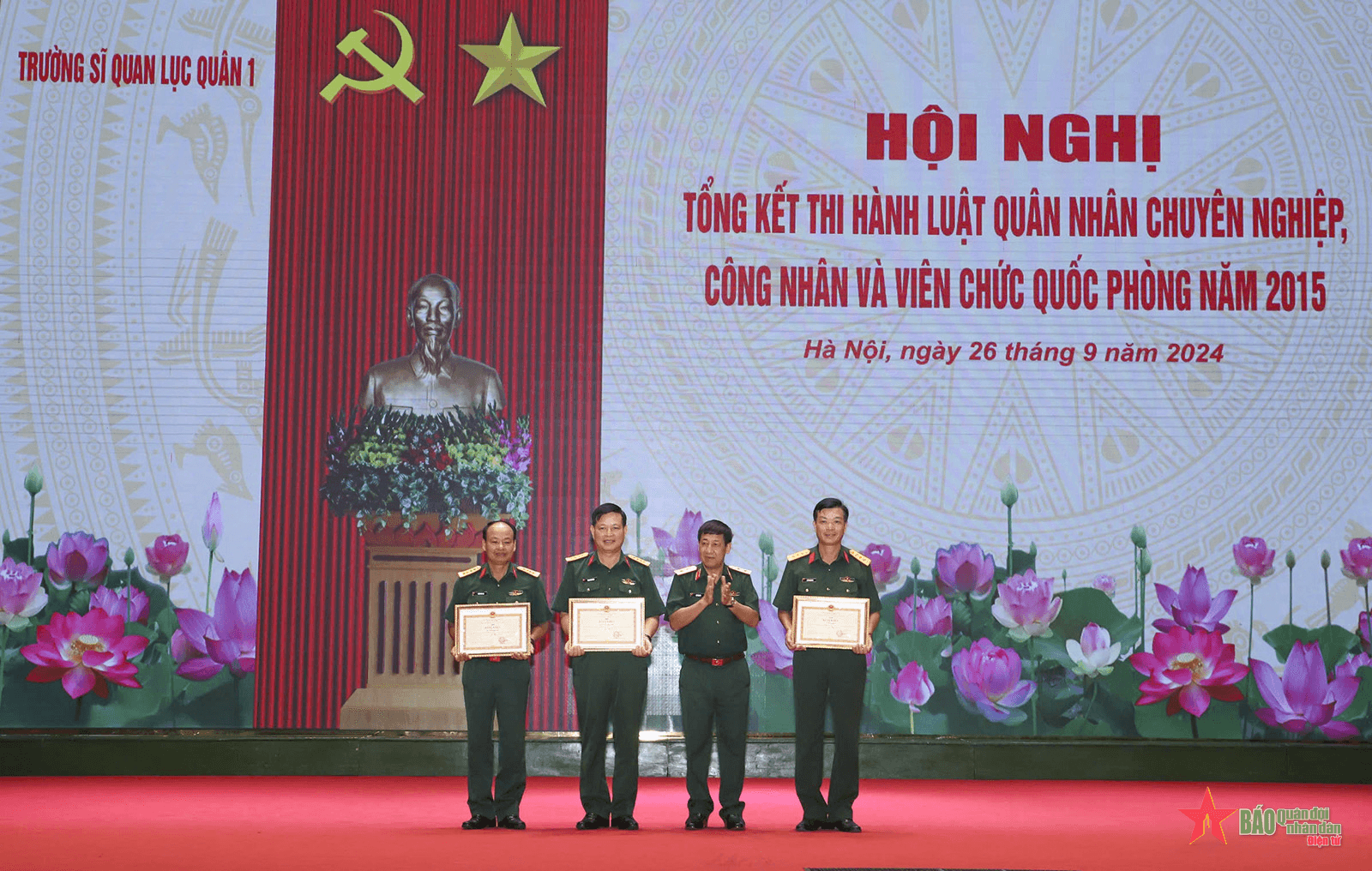 Tổng kết thi hành Luật Quân nhân chuyên nghiệp, công nhân và viên chức quốc phòng