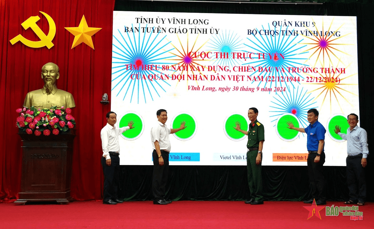 Vĩnh Long: Phát động thi tìm hiểu 80 năm xây dựng, chiến đấu và trưởng thành của Quân đội nhân dân Việt Nam