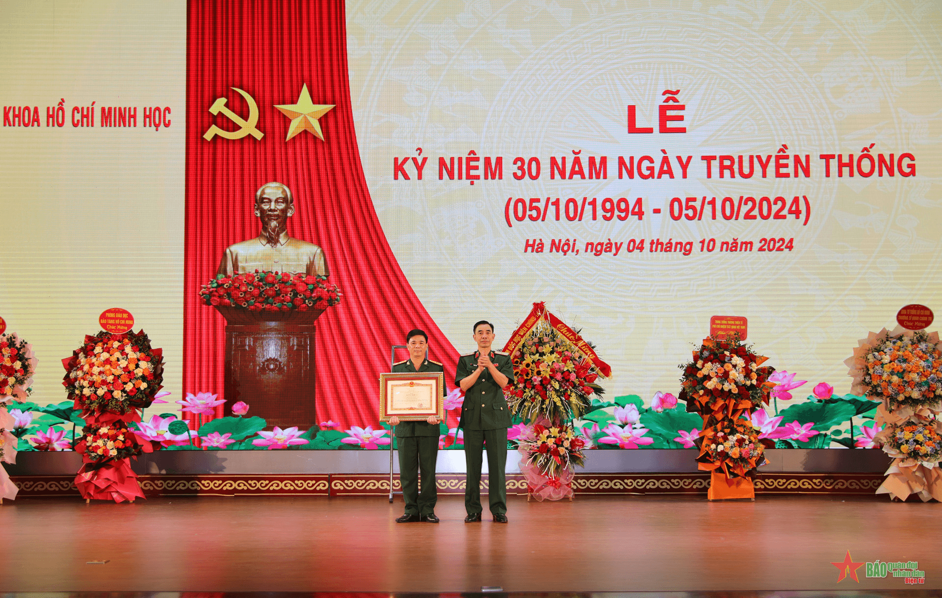 Khoa Hồ Chí Minh học, Học viện Chính trị kỷ niệm 30 năm Ngày truyền thống