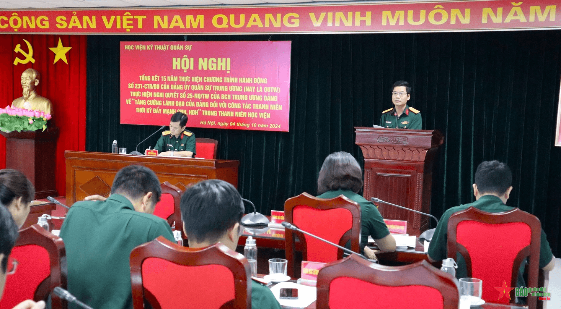 Tuổi trẻ Học viện Kỹ thuật Quân sự thực hiện có hiệu quả các phong trào thanh niên