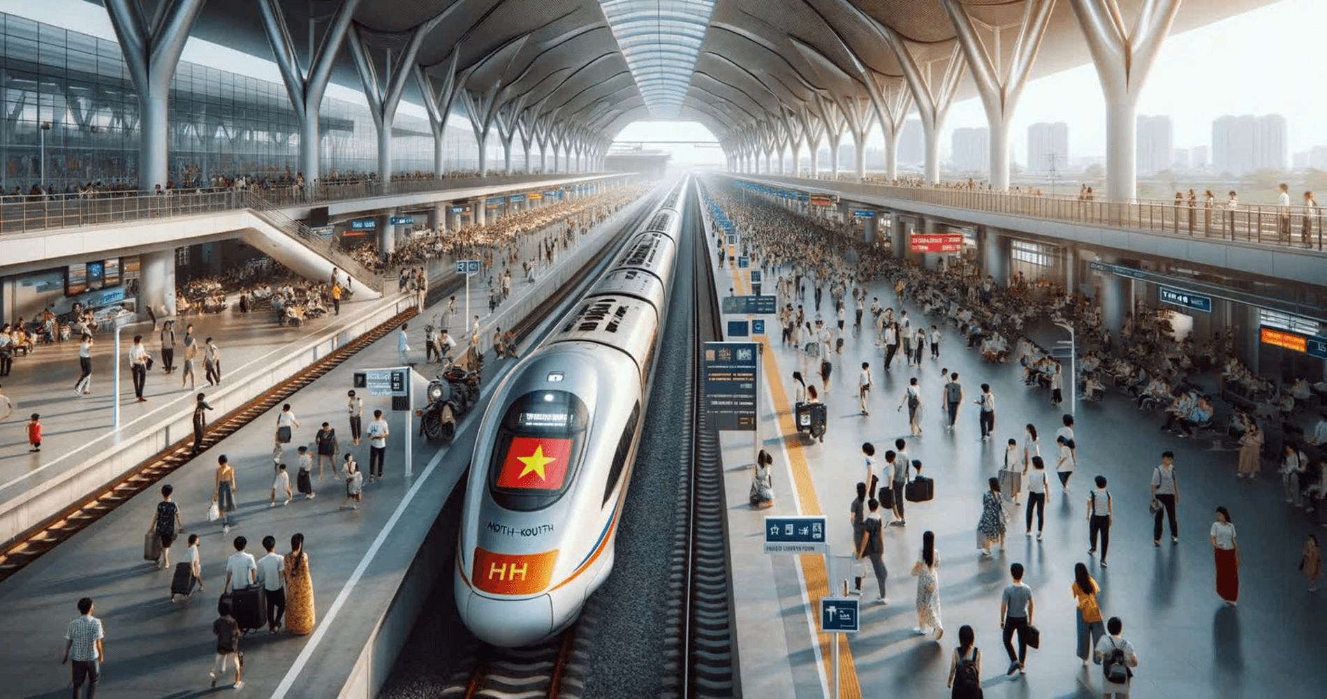 Đường sắt tốc độ cao phát huy ưu thế lớn với vận tải hành khách