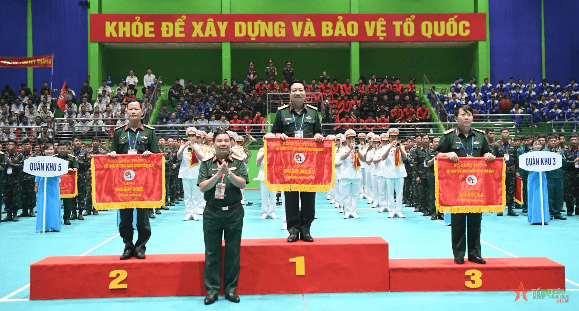 Hội thao Thể thao quốc phòng năm 2024: Quân khu 1 nhất toàn quân