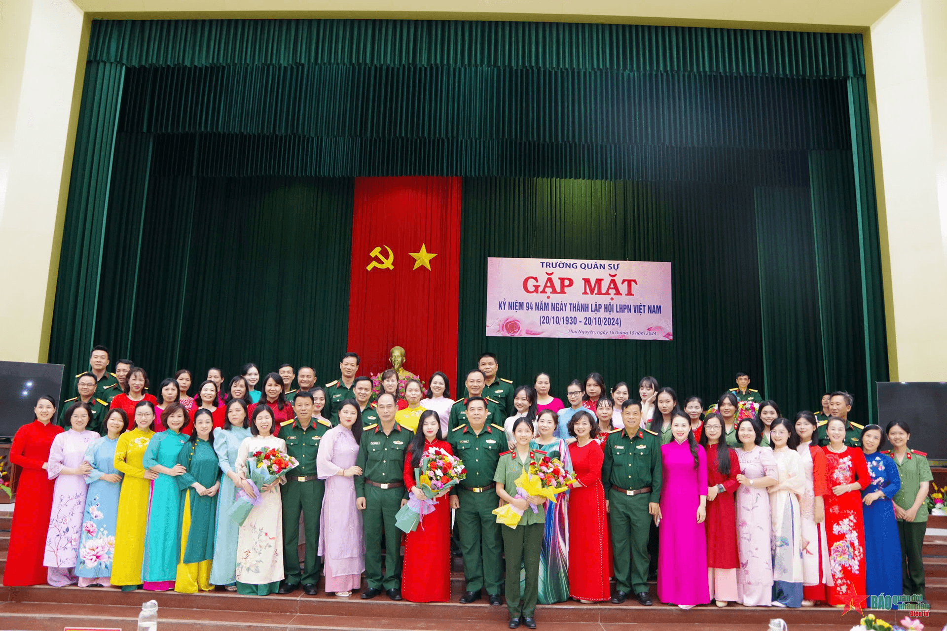 Trường Quân sự Quân khu 1 gặp mặt kỷ niệm nhân Ngày Phụ nữ Việt Nam