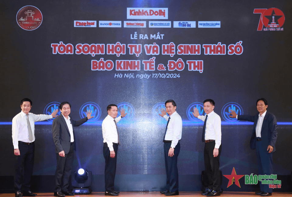 Báo Kinh tế & Đô thị ra mắt tòa soạn hội tụ và hệ sinh thái số