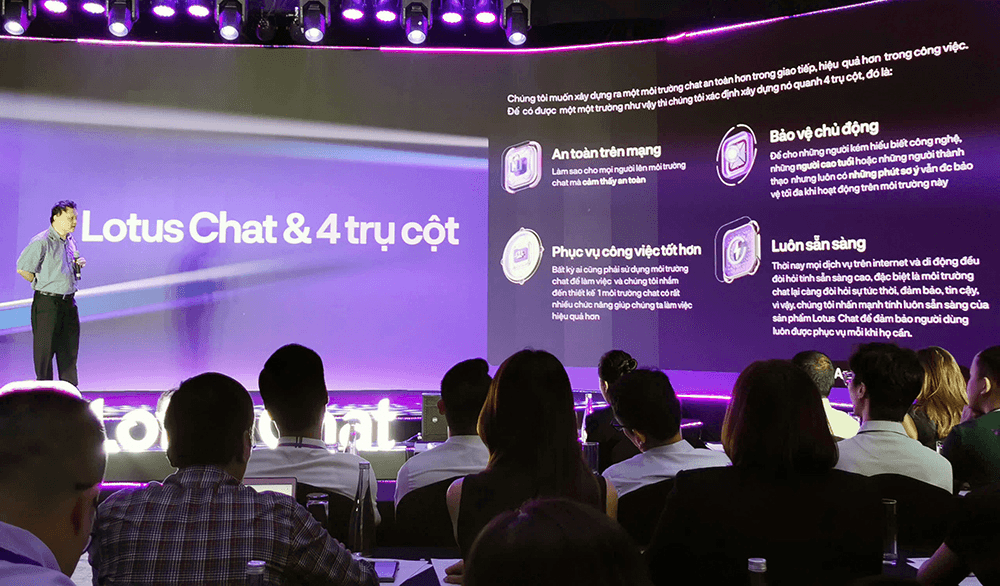 Ra mắt ứng dụng nhắn tin Lotus Chat đầu tiên tại Việt Nam