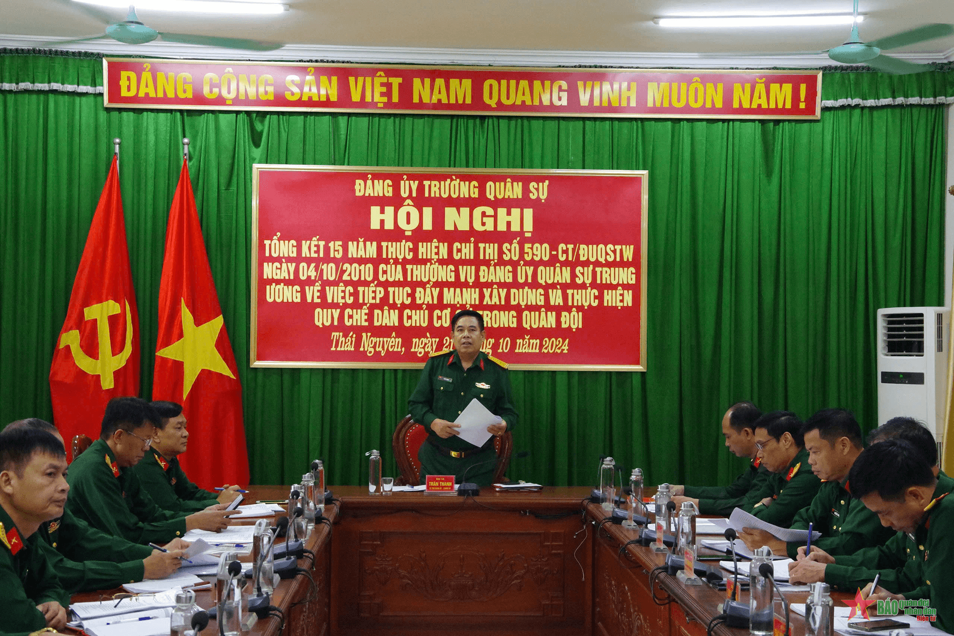 Trường Quân sự Quân khu 1 phát huy các hình thức dân chủ