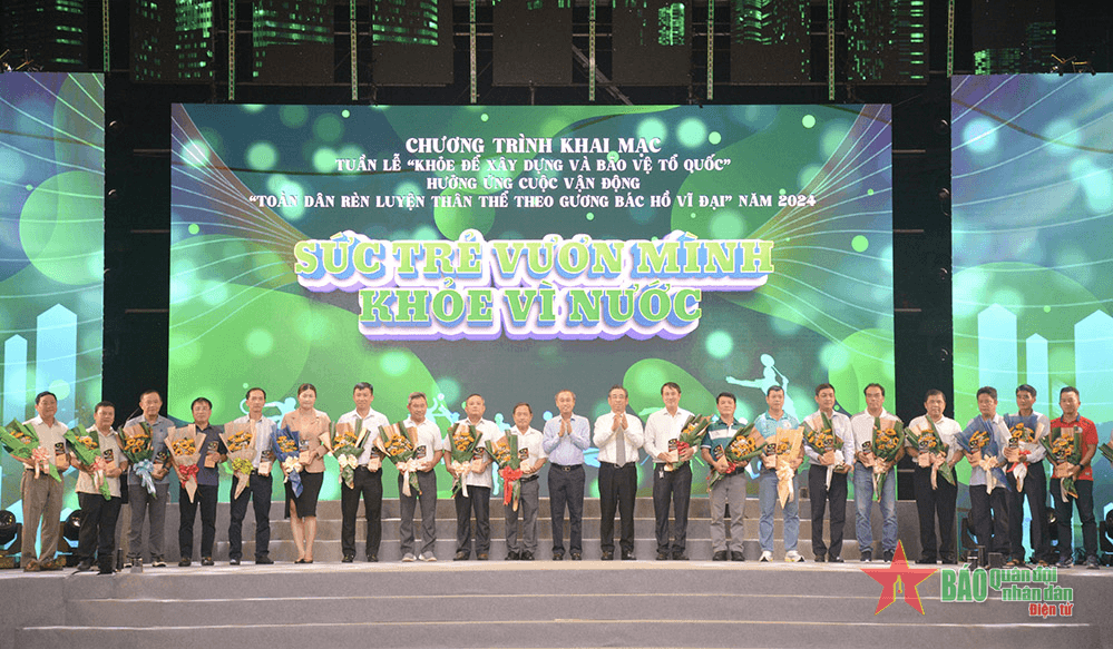 Nhiều hoạt động trong Tuần lễ “Khỏe để xây dựng và bảo vệ Tổ quốc”