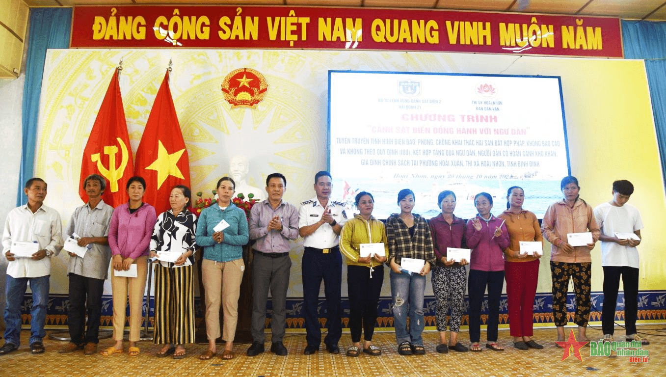 Hải đoàn 21, Vùng Cảnh sát biển 2 tuyên truyền Luật Cảnh sát biển đến người dân
