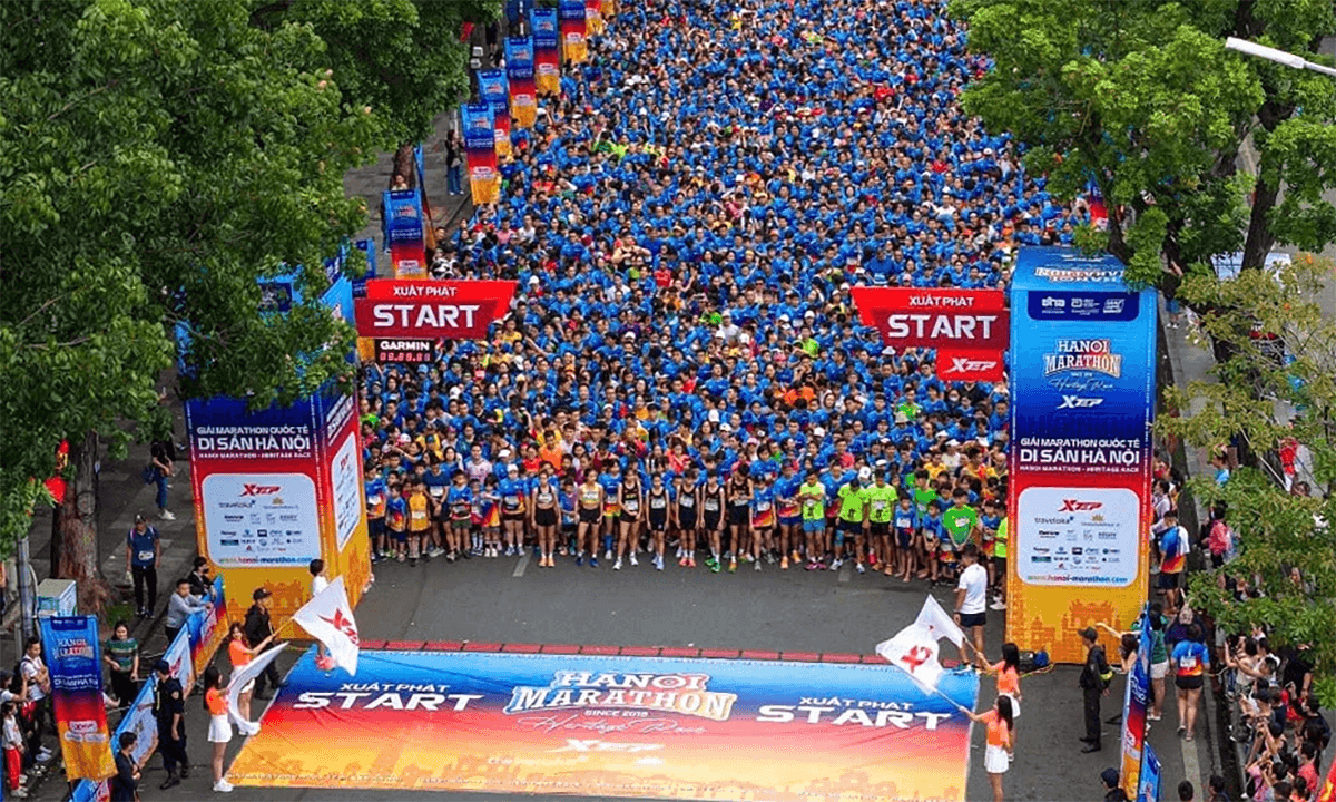 Hơn 18.000 vận động viên tranh tài Giải marathon Di sản Hà Nội 2024