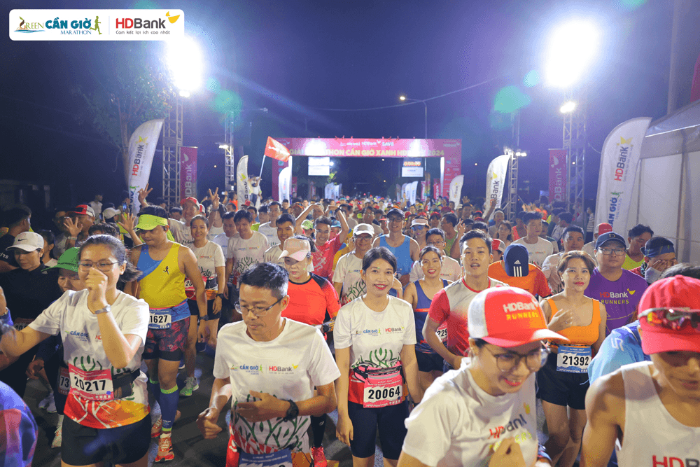 Hành trình đáng nhớ của “đường đua xanh” Green Cần Giờ Marathon HDBank 2024