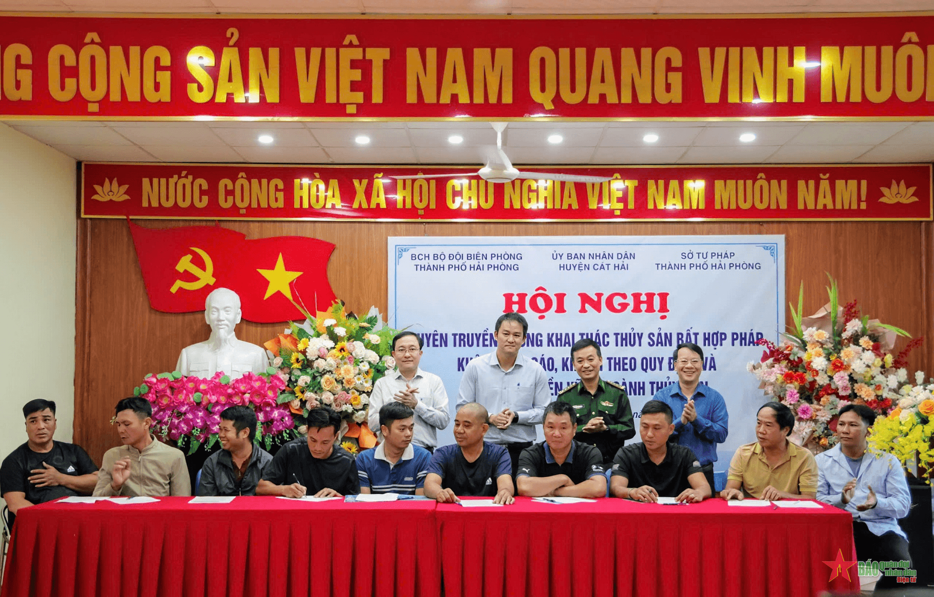 Hải Phòng tuyên truyền chống khai thác IUU cho ngư dân vùng biên giới biển