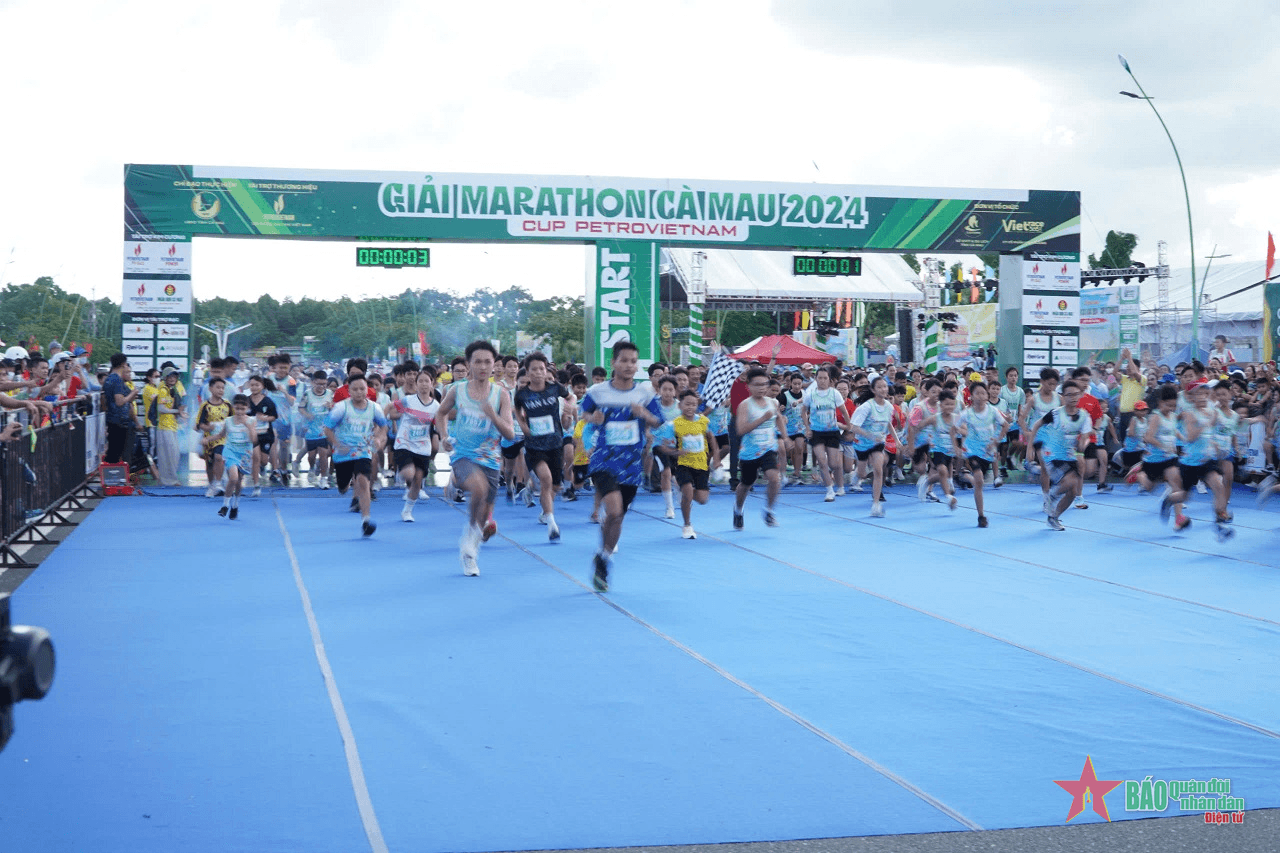 Cà Mau: Khai mạc Giải Marathon Cúp PetroVietNam năm 2024