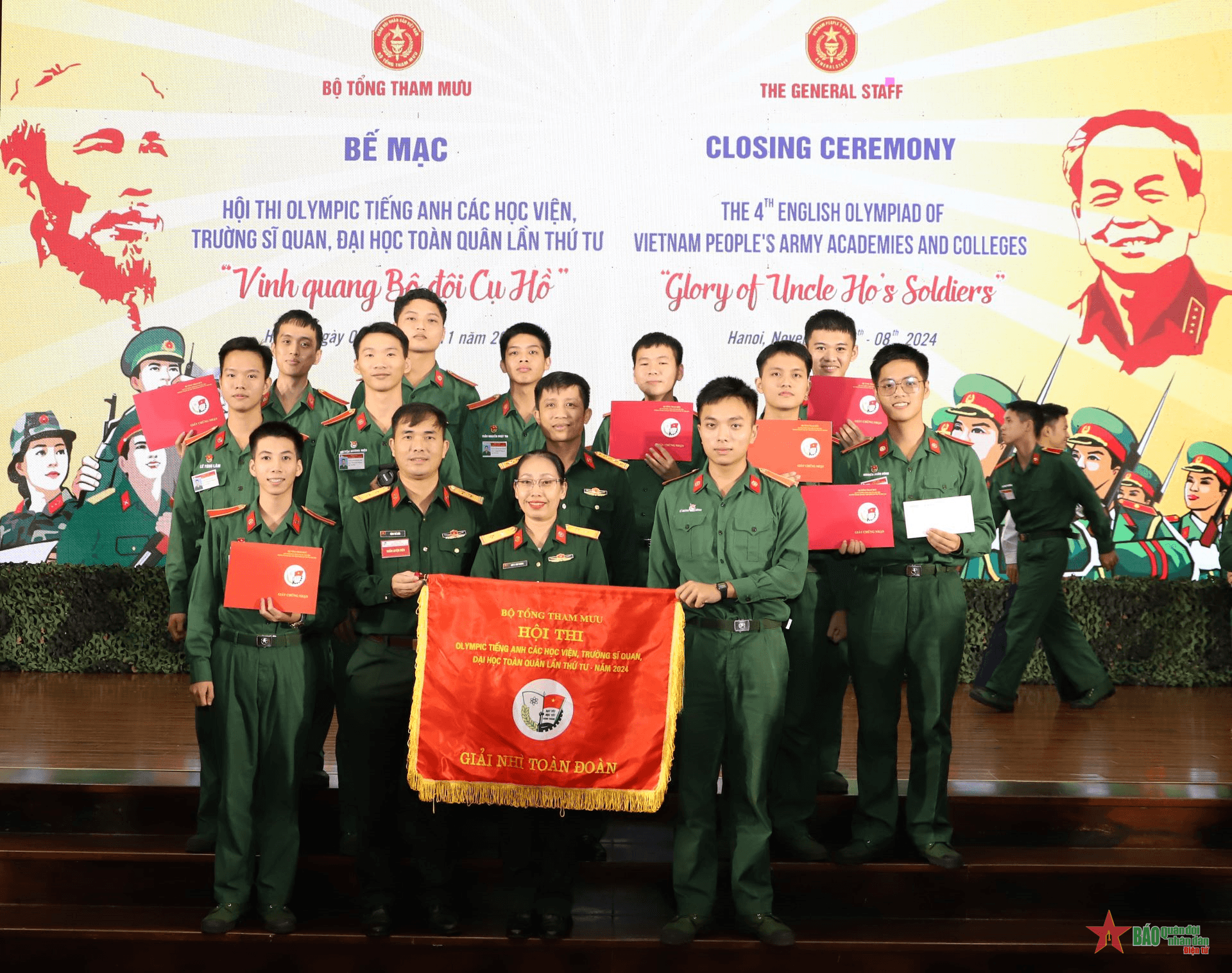 Bí quyết giúp Trường Sĩ quan Thông tin đoạt giải nhì Olympic tiếng Anh toàn quân