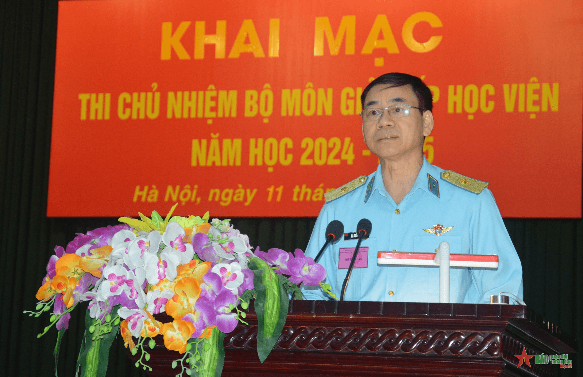 Học viện Phòng không - Không quân khai mạc thi Chủ nhiệm bộ môn giỏi