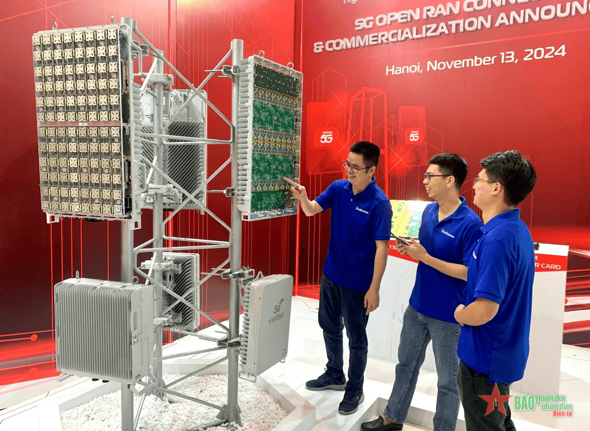 Viettel triển khai thương mại diện rộng trạm phát sóng 5G Open RAN