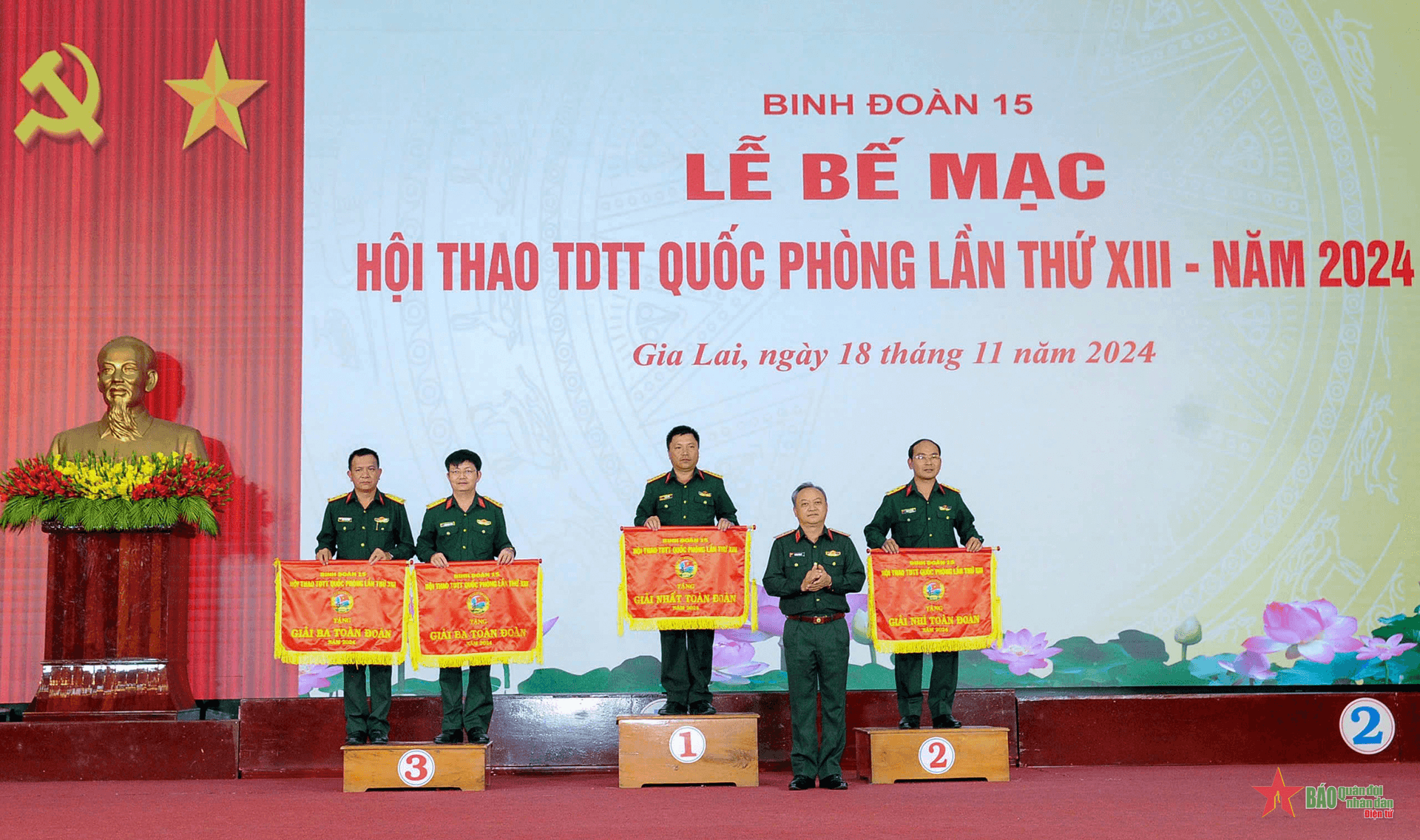 Binh đoàn 15: Bế mạc Hội thao thể dục thể thao quốc phòng