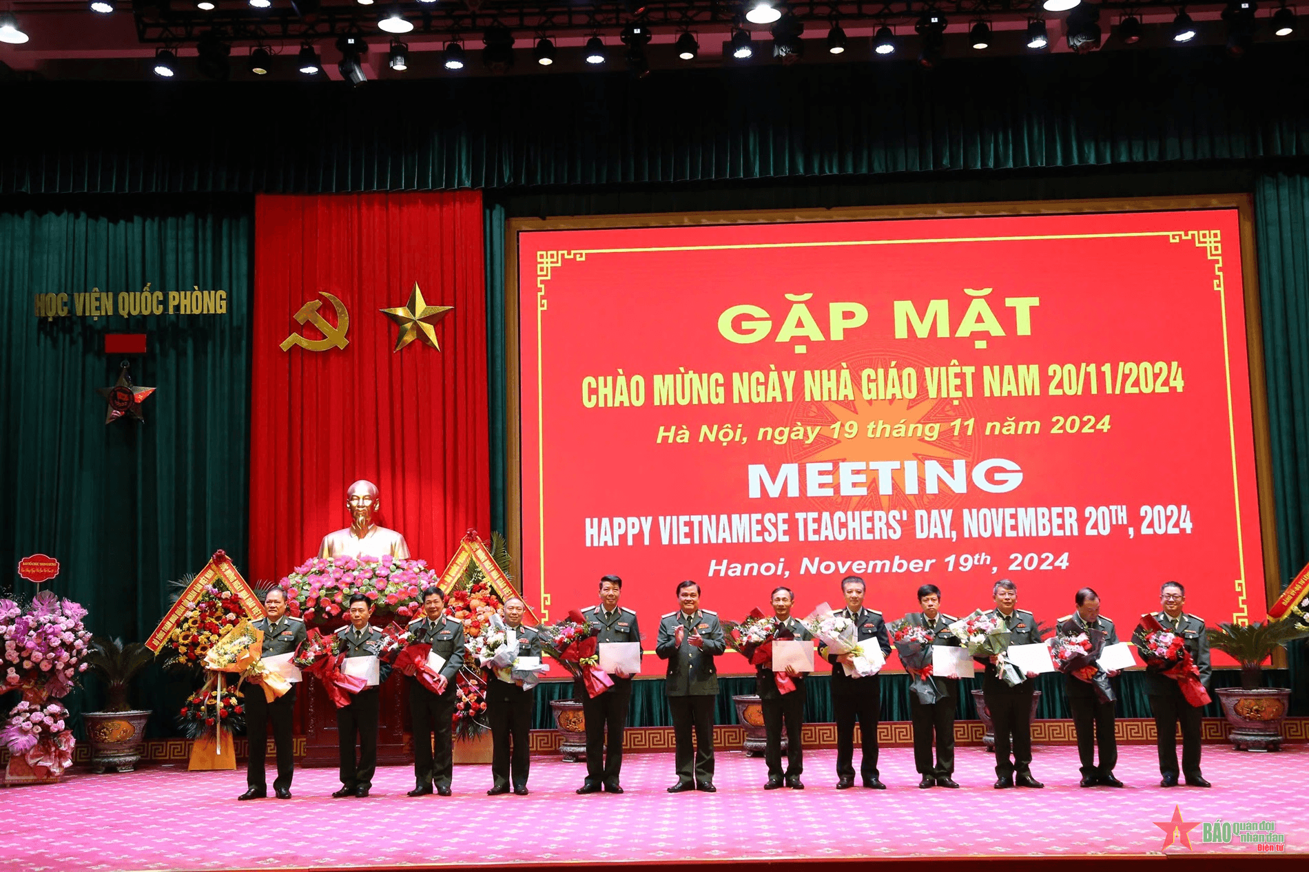 Học viện Quốc phòng chào mừng Ngày Nhà giáo Việt Nam