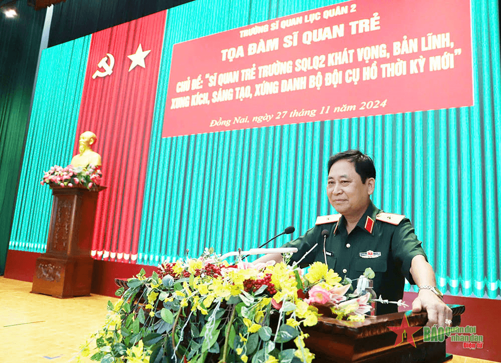 Trường Sĩ quan Lục quân 2 tọa đàm sĩ quan trẻ