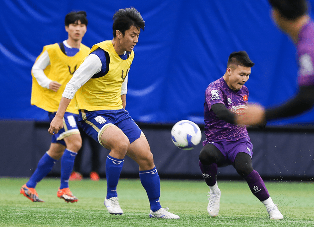 Quang Hải lập công, đội tuyển Việt Nam thắng đội K-League 1