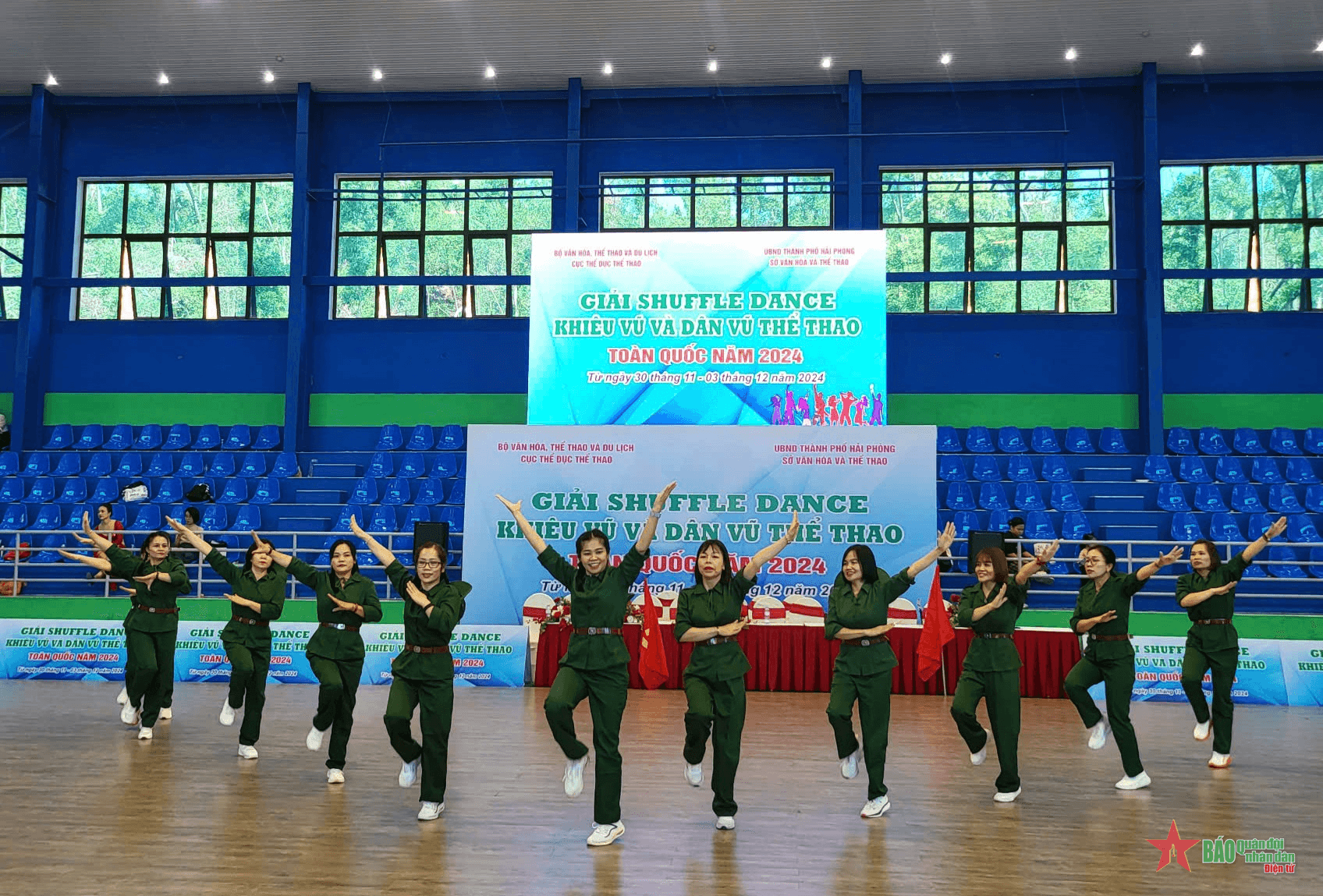 Khai mạc Giải shuffle dance, khiêu vũ và dân vũ thể thao toàn quốc 2024