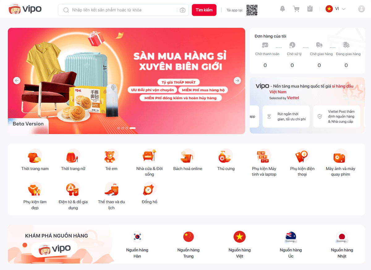Việt Nam có sàn thương mại điện tử bán sỉ xuyên biên giới hai chiều