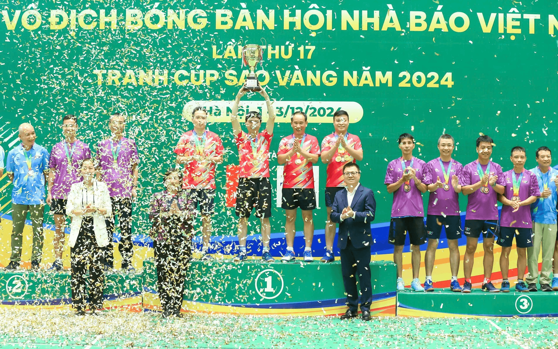Giải Bóng bàn Hội Nhà báo Việt Nam để lại nhiều ấn tượng