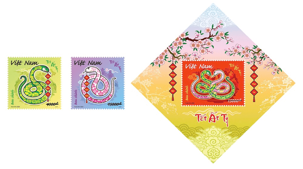 Phát hành bộ tem "Tết Ất Tỵ"
